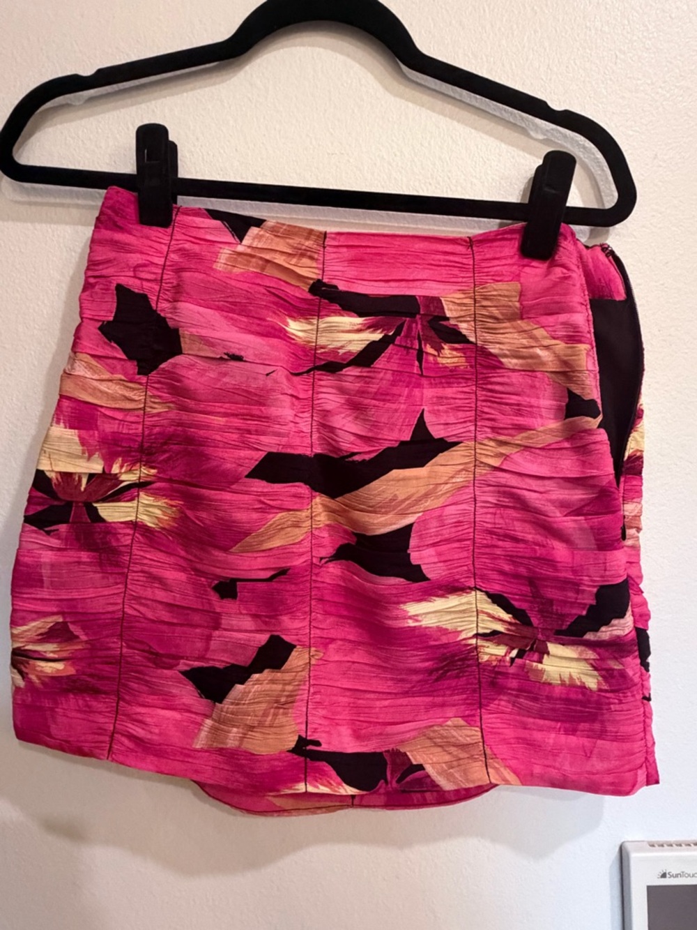 H&M Pink Floral Print Women's Mini Skirt